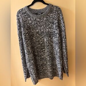 LTS Tall black & white cable knit jumper/sweater - size 10/12 -  NWOT